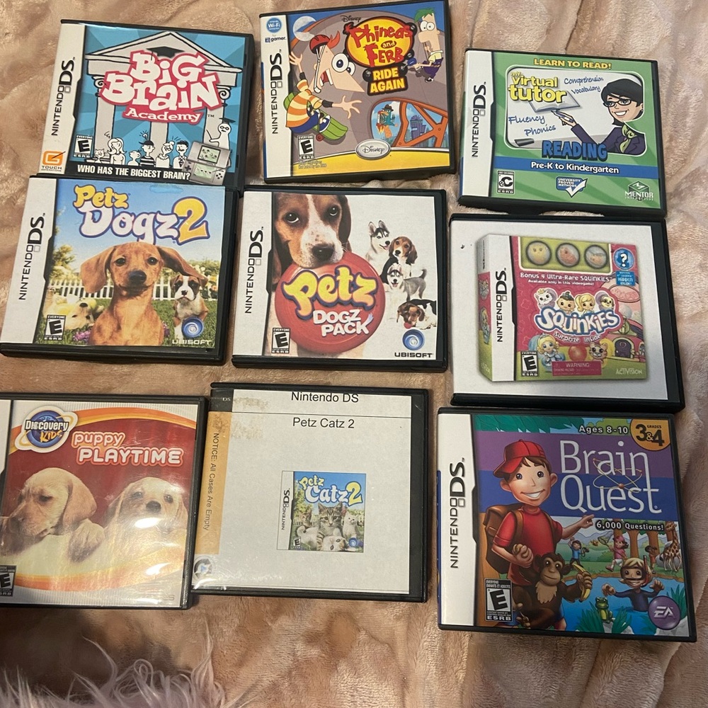 DS games.